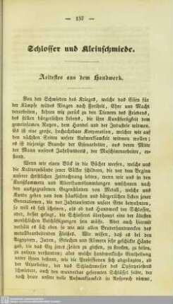 Schlosser und Kleinschmiede