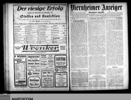 Viernheimer Anzeiger : Viernheimer Zeitung : Viernheimer Tageblatt : Viernheimer Nachrichten : Viernheimer Bürger-Ztg. : Viernh. Volksblatt