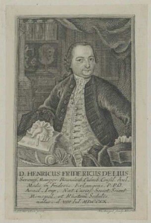 Bildnis des Henricus Fridericus Delius