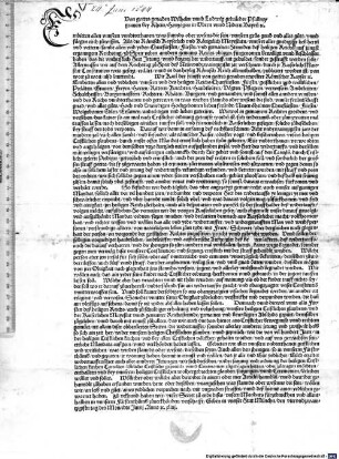 Von gottes genaden Wilhelm unnd Ludwig gebrüeder Pfallntzgraven bey Rhein, Hertzogen in Obern unnd Nidern Bayrn[n] [et]c. (E)mbieen allen ... unnsern grus ... Alls die ... Mayestatn ... sambt allen ... Stennden ... auf ... Reichstag zu Speir ... beschlossen haben, das die ... ketzerei der widertauff nit geduldet ... werden soll, ... Gebieten wir ...
