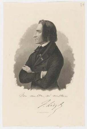 Bildnis des F. Liszt