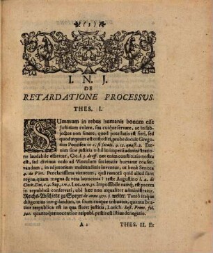 Diss. iur. inaug. de retardatione processus