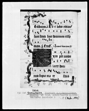 Chorbuch: Initiale D