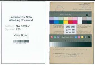 Entnazifizierung Bruno Voss , geb. 27.03.1922 ()