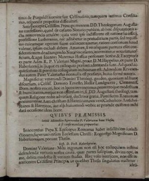 Quibus Praemissis