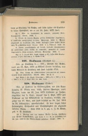 218. Beckmann (Detlev).