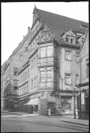 Freiberg. Ecke der Burgstraße