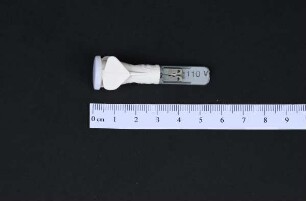 Glimmlampe in Kunststoffgehäuse (weiß)