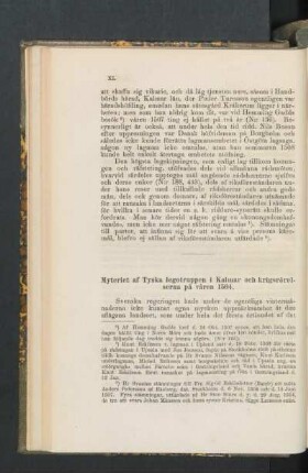 Myteriet af Tyska legotruppen i Kalmar och krisrörelserna på våren 1504.