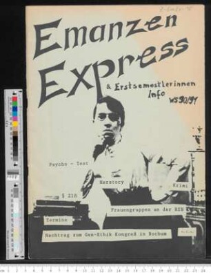 Emanzen Express & Erstsemestlerinnen Info WS 90/91