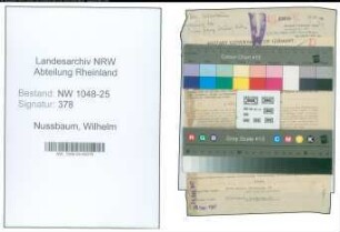 Entnazifizierung Wilhelm Nussbaum , geb. 30.12.1896 (Prokurist)
