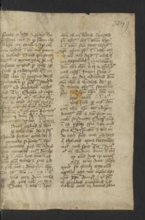 Fragment: Lectionarium (15. Jh., s.a. Spiegel u. Bl. I)