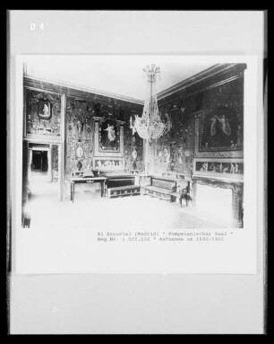 Real Sitio de San Lorenzo de El Escorial — Palast der Bourbonen — Goldener Saal