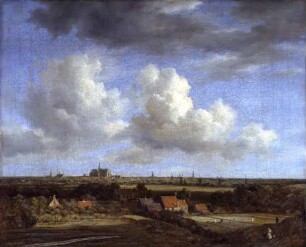 Landschaft mit der Ansicht von Haarlem