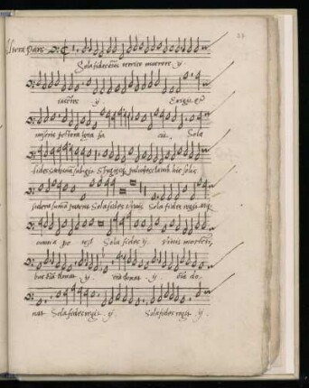 II. Sola fides animas