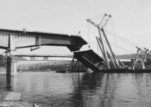Einsturz Südbrücke 1971 Koblenz/Rhein
