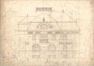 Pfann, Paul; München, Möhlstr.; Wohnhaus O. Bischoff - Ansicht