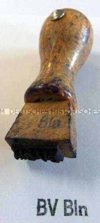 Stempel "BV Bln"