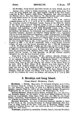 Brooklyn and Long Island