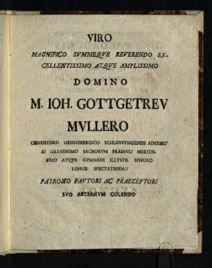 Viro: Magnifico Svmmelve ...