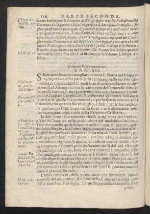 Cap. XVI. E creato Viceprovinciale
