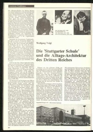 Vergessene Traditionen