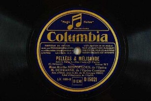 Pelléas et Mélisande : acte I, scéne I. "Une forêt" (2e partie) / (C. Debussy)