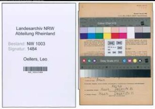 Entnazifizierung Leo Oellers , geb. 20.05.1902 (Dachdecker)