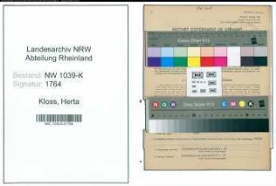 Entnazifizierung Herta Kloss , geb. 30.03.1909 ()
