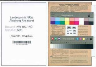 Entnazifizierung Christian Strerath , geb. 07.04.1905 (Bergarbeiter)