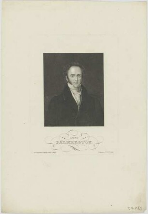 Bildnis des Lord Palmerston