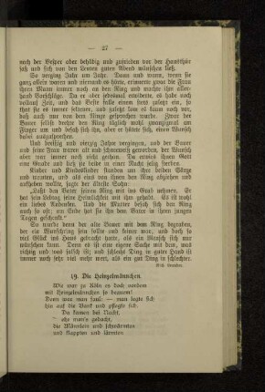 19. Die Heinzelmännchen.