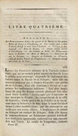 Vie de Catherine II, impératrice de Russie, 2