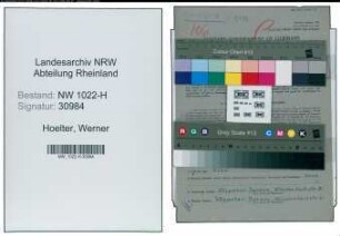 Entnazifizierung Werner Hoelter , geb. 22.02.1909 (Spediteur)