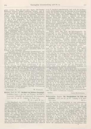 509-510 [Rezension] Mahler, Ed., Handbuch der jüdischen Chronologie