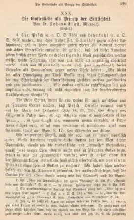 329-350 Die Gottesliebe als Prinzip der Sittlichkeit