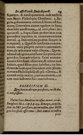 Principium XI. Quae sunt in alicuius potestate, ea illi dari non possunt.