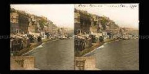 Blick auf den Strand von Posillipo, Neapel