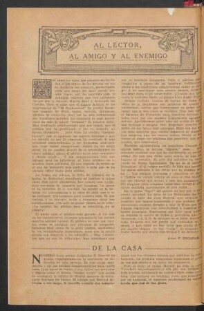 De la casa