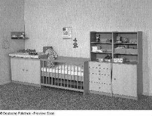 Anbaustrecke mit Kinderbett