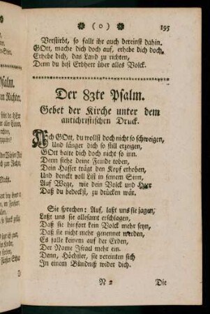 195-205, Der 83. - 88. Psalm