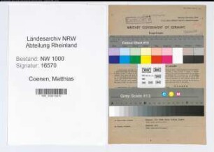 Entnazifizierung Matthias Coenen, geb. 21.12.1901 (Landwirt)