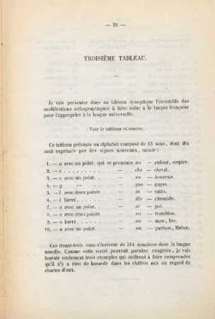 Troisième tableau
