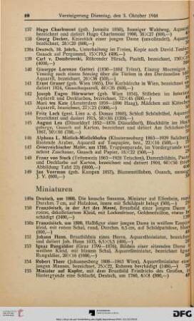 Miniaturen (Nr. 149a-166)