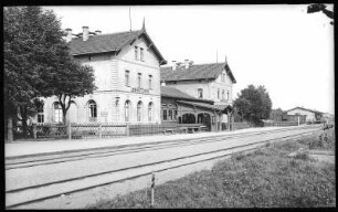 Lommatzsch. Bahnhof