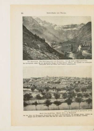Die Pyrenäen. Der Gebirgszirkus von Gavarnie, eine echte alpine Hochgebirgslandschaft
