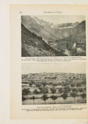 Die Pyrenäen. Der Gebirgszirkus von Gavarnie, eine echte alpine Hochgebirgslandschaft