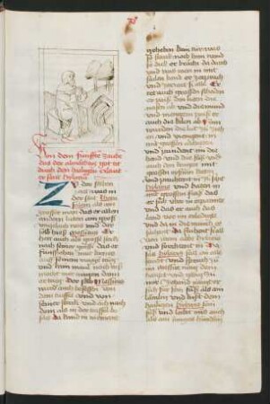 Federzeichnung: Hilarius