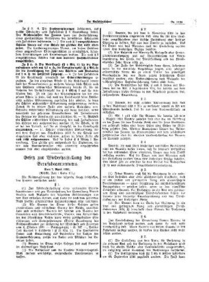 Gesetz zur Wiederherstellung des Berufsbeamtentums : vom 7. April 1933