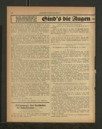Bestimmungen über Ausscheiden der Polizeibeamten